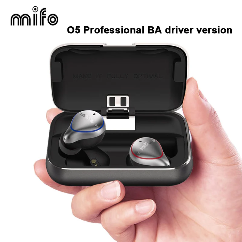 Professional BA Mifo O5 Bluetooth 5,0 беспроводные наушники гарнитура IPX7 водонепроницаемые наушники Встроенный микрофон стерео звук Bluetooth наушники - Цвет: Professional BA
