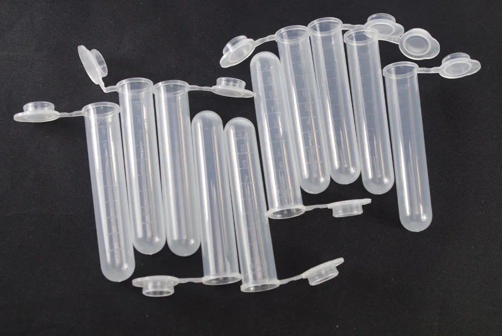

10ml Plastic test tubes centrifuge tubesround bottom each bid for 200pcs