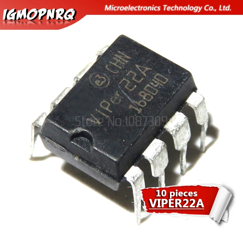 10 шт. преобразователь VIPER22A VIPER22 DIP 8 AC/DC низкий OFF Line S новый оригинальный|dc dc|convert ac