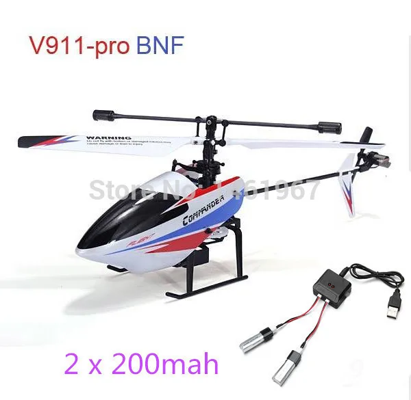 Новая версия WLtoys V911 pro V2 2 4G 4CH RC вертолет BNF + батареи 200mah|wltoys v911 pro|wltoys v911v911 |