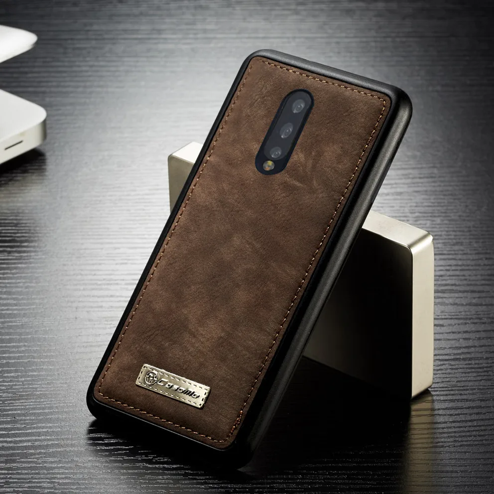 Для OnePlus 7/7 Pro Большой Вместительный съемный чехол-кошелек со слотом для карт фото Ретро Чехол из искусственной кожи на магните