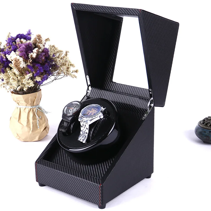 Автоматическая намотка часов наручная для черный красный пришивная Япония мотор