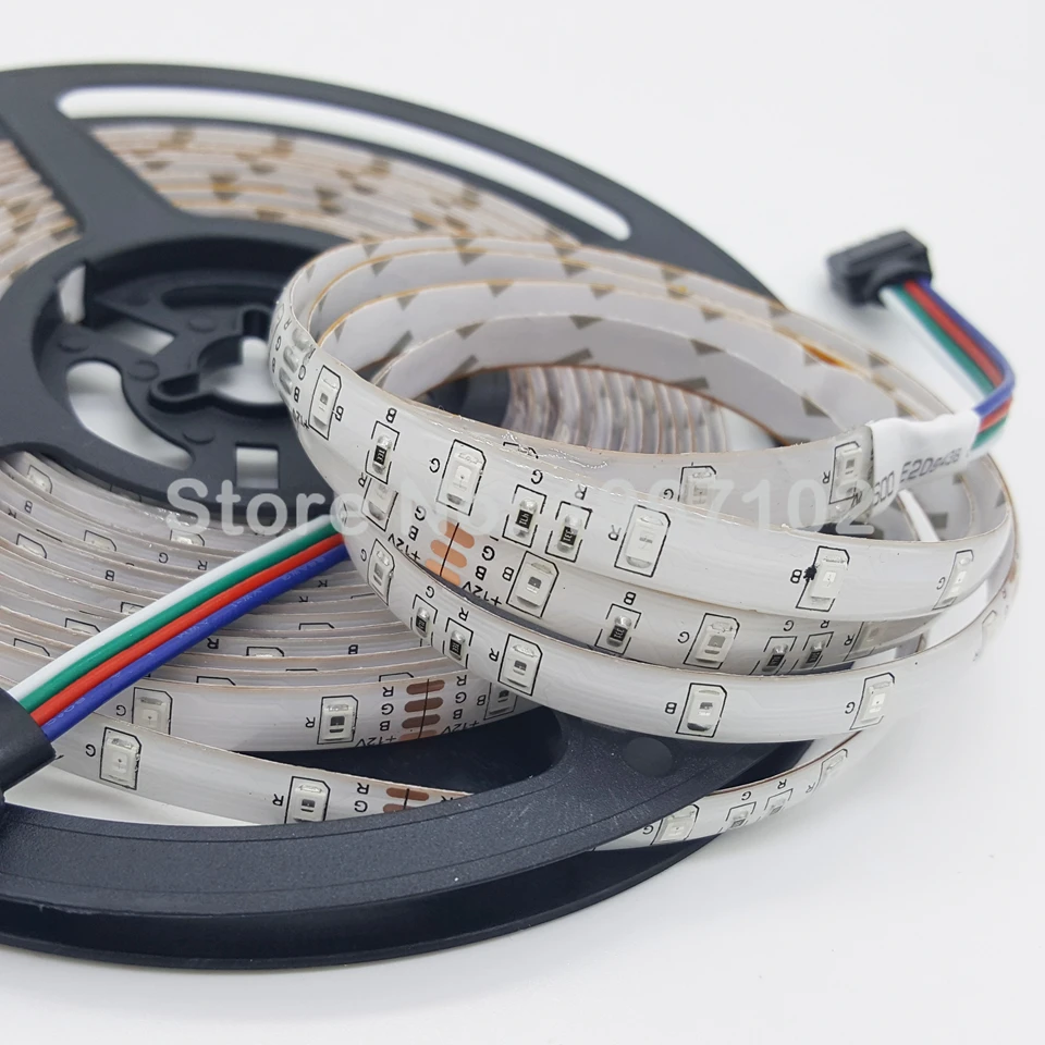LINYEE 5 м RGB Светодиодная лента 3528 SMD IP65 Водонепроницаемый 300 светодиодов гибкий свет