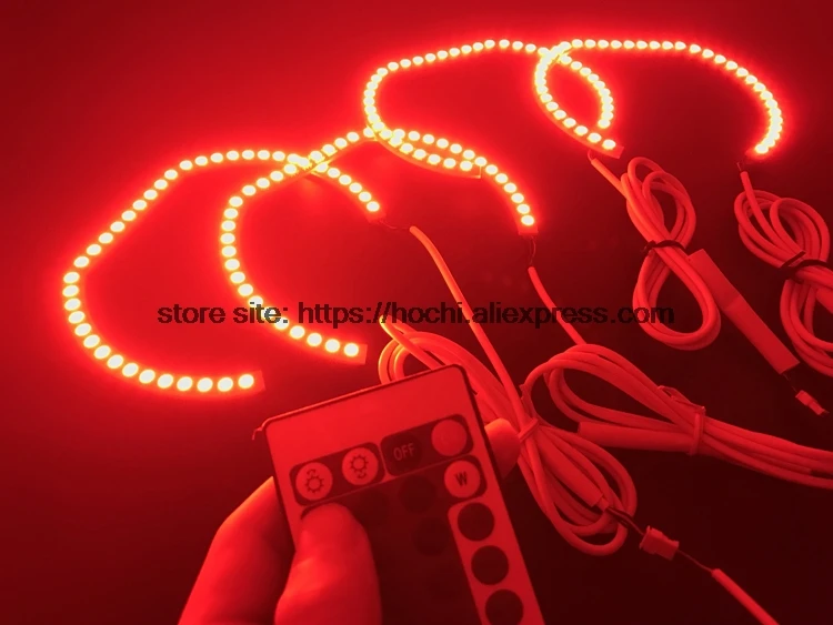 HochiTech RGB разноцветный светодиодный комплект колец ангельские глазки суперяркий