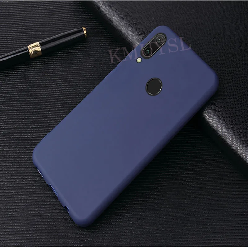 Navy Мягкий чехол ярких цветов для huawei P30 Pro Y9 Y6 Y7 Prime P Smart mate 20 Pro P20 Lite Honor 8A Pro 8A 8S 7A 7C черный чехол - Цвет: Navy