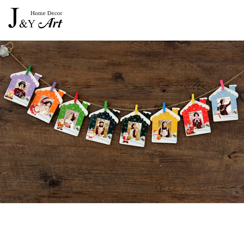 9 шт. в партии 3 дюйма настенная разноцветная бумажная фоторамка сделай сам виде