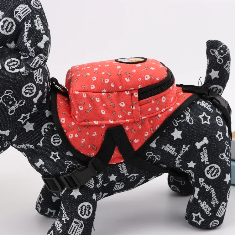 Dupplies Пёс из мультфильма рюкзак холст многоцветный собак Pet Carrier Сумки щенок
