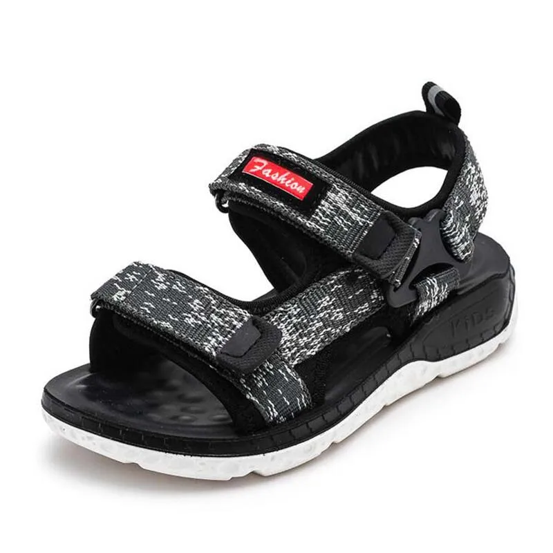 Детская обувь сандалии для От 2 до 12 лет из натуральной кожи мальчиков и девочек