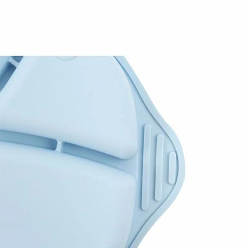 4 цвета Детские креативные силиконовые блюда Детский обучающий поднос для посуды