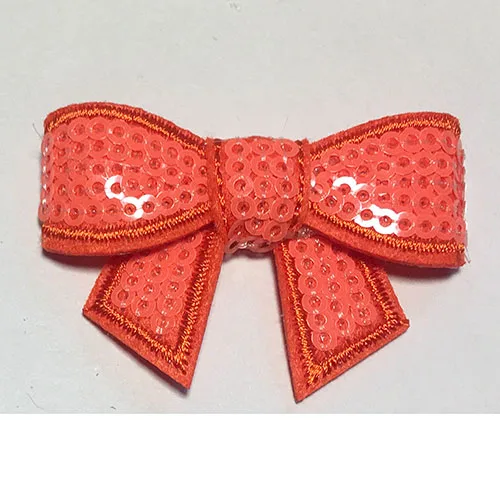 Neon Orange 1.8inch Детские девушки блесток луки с зажимами Малыш Детские праздничные волосы бант зажим для волос Детские бантики зажим для волос аксессуары для волос - Цвет: Neon Orange 1.8inch