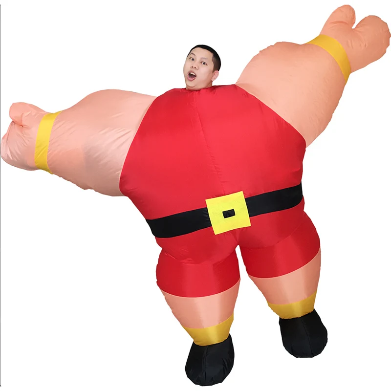 Mr фитнес Хэллоуин надувной костюм Геркулес для вечеринки косплей мужчин