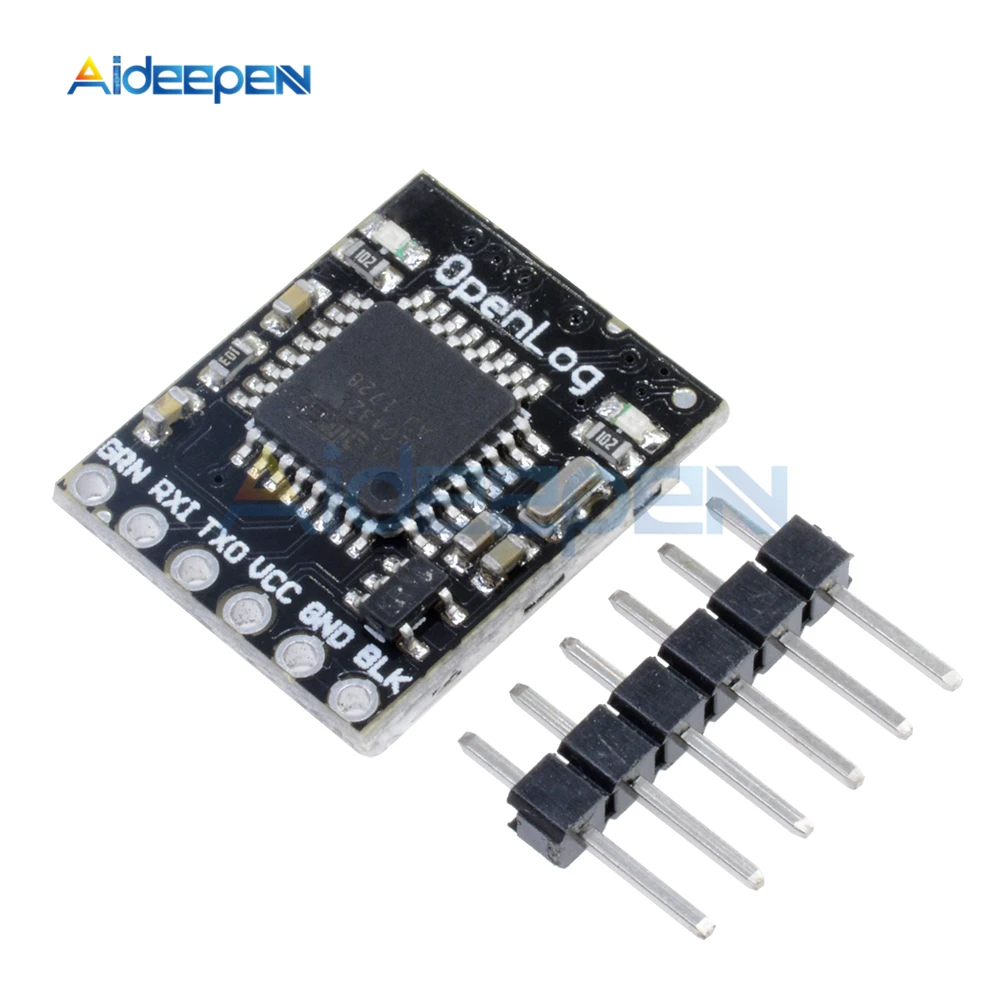 Регистратор данных Openlog Serial с открытым исходным кодом ATmega328 Поддержка Micro SD