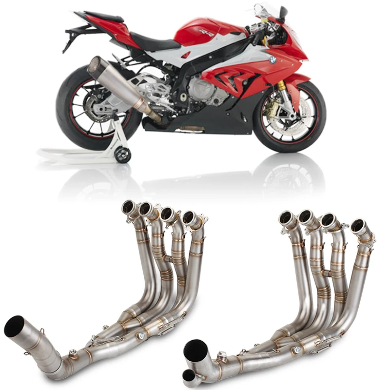 

Для Мотоцикла BMW для BMW S1000rr Передняя секция полносекционная Модифицированная выхлопная труба из нержавеющей стали 17-18 Универсальная