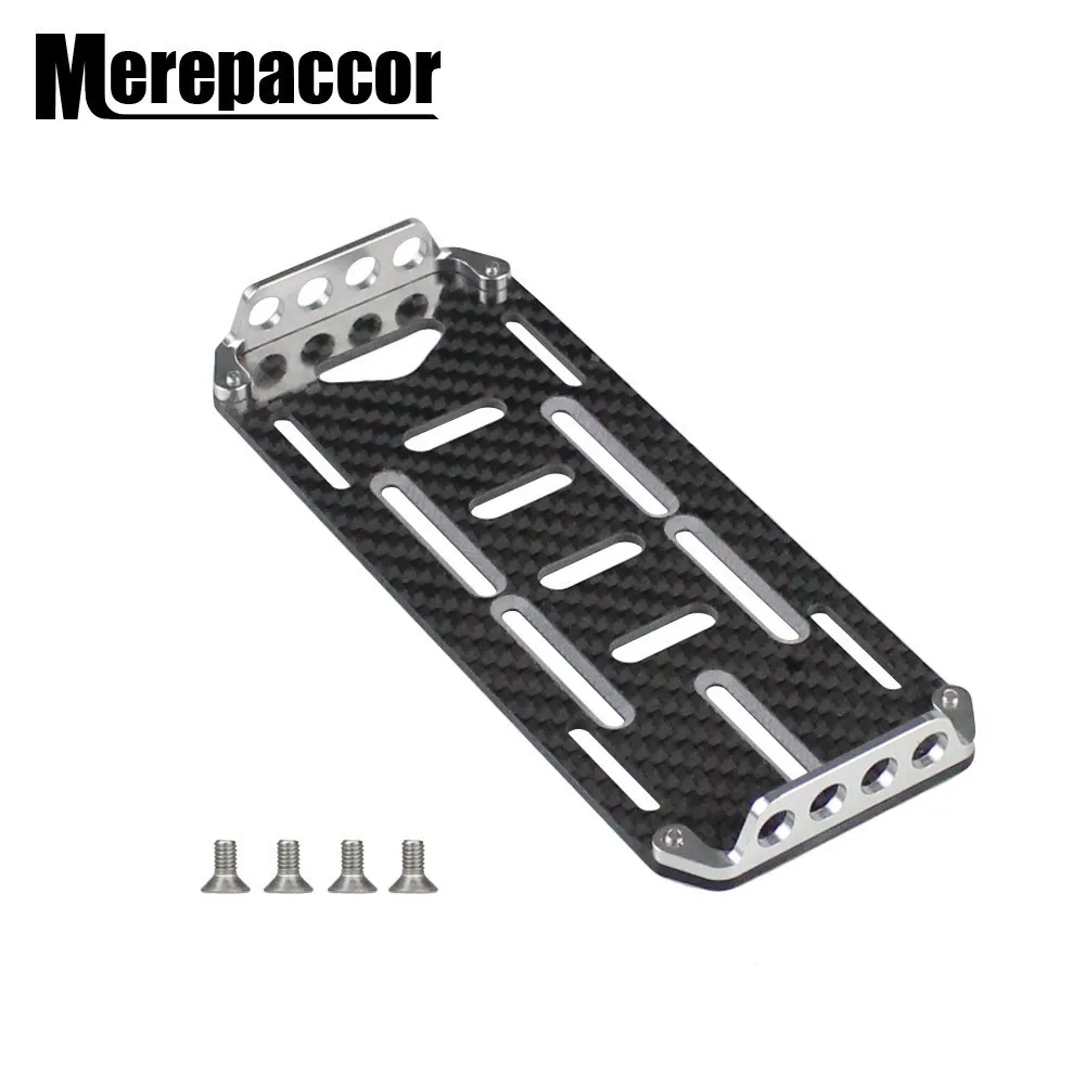 MEREPACCOR RC автомобиль из углеродного волокна Монтажная пластина с зажимом для 1/10