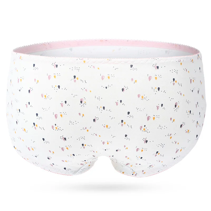 5 шт. женские хлопковые трусы с принтом со средней посадкой|soft panties|mid waist pantieswaist