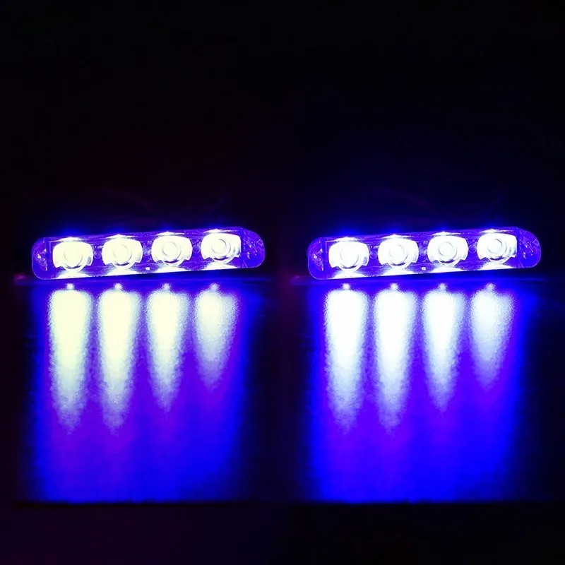 DC 12V Беспроводной дистанционного 4LED скорой помощи полиции светильник лучший