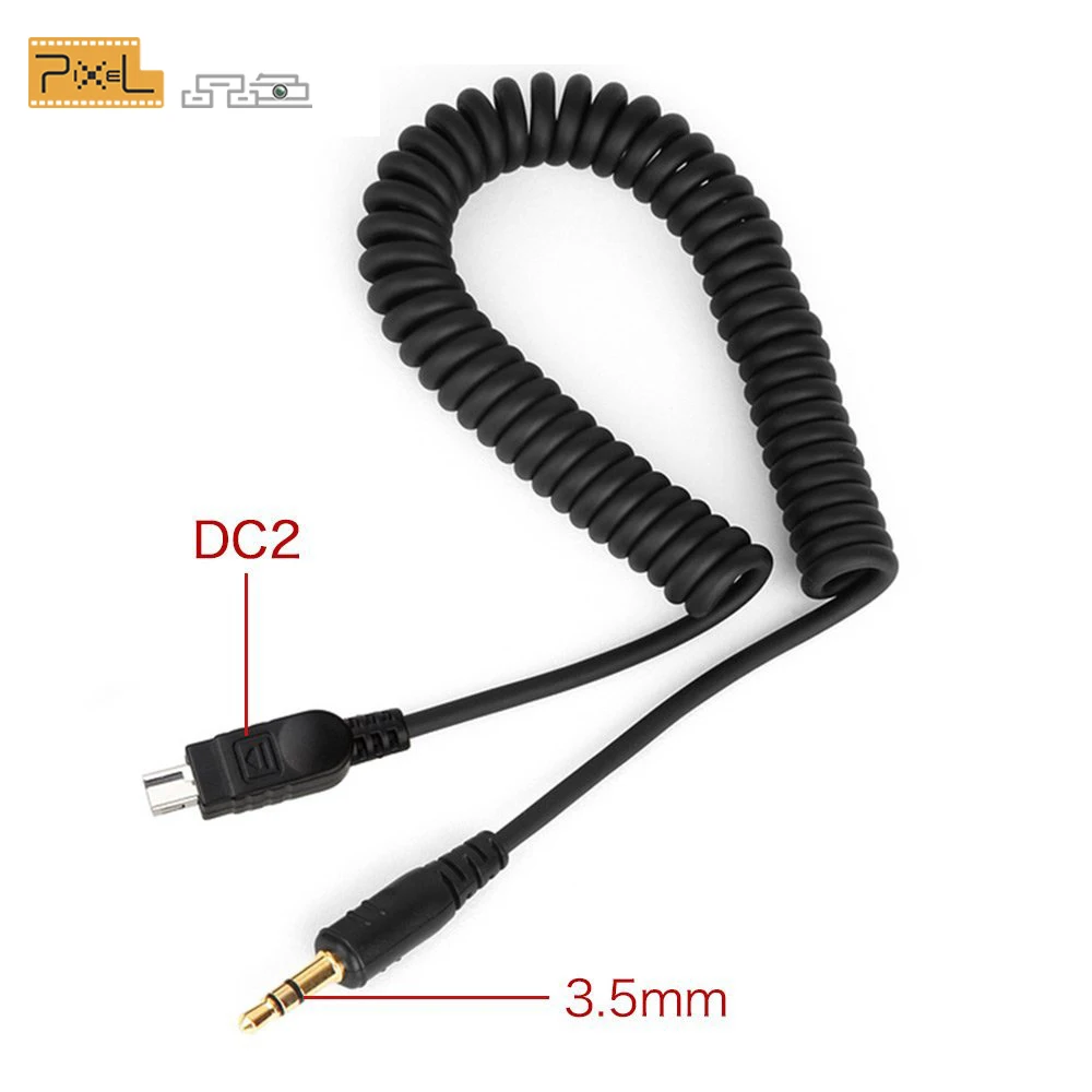 Pixel J3.5-30/DC2 кабель для подключения затвора камеры Nikon D7200 D5500 D3300 D750 D610 D5000 D3100 D90 Df Coolpix