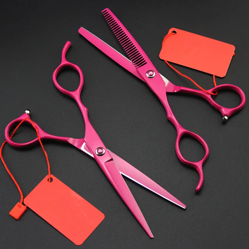 Высококачественные левосторонние 6-дюймовые ножницы для стрижки волос набор
