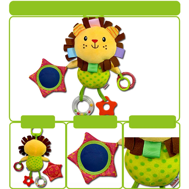 Кавайная плюшевая Подвеска для коляски игрушки малышей мягкие с животными кукол