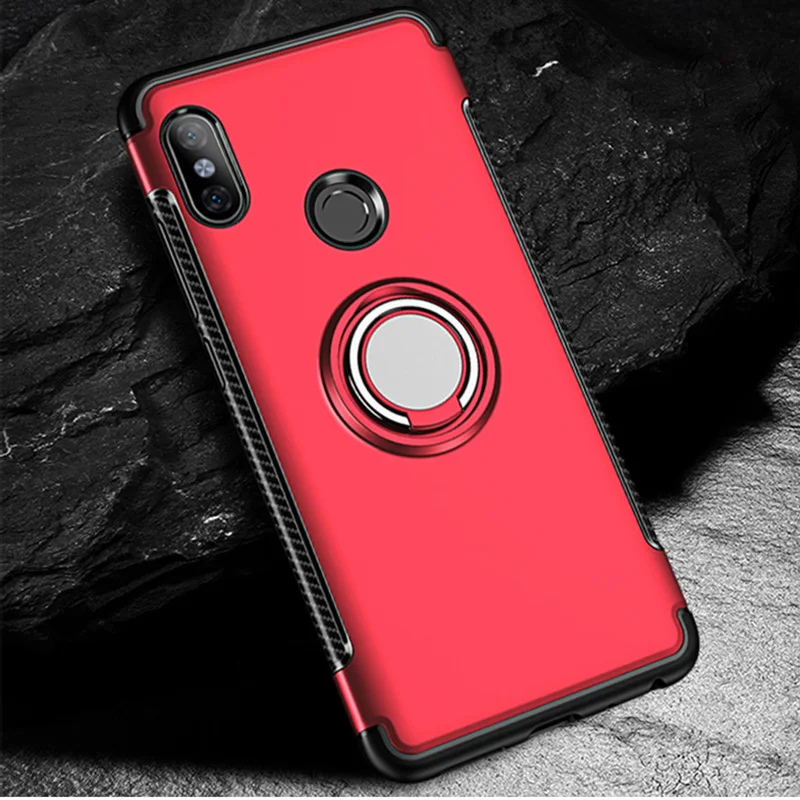 Чехол для Xiaomi mi x 3 для Red mi Note 7 6 Pro 6A Armor для Xiao mi Pocophone F1 mi 9 SE 8 Lite A2 MAX магнитный автомобильный чехол-держатель