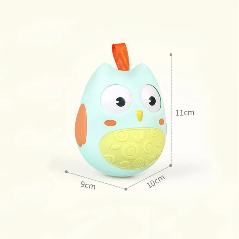 

Hot Cute Baby Toys Nodding Moving Eyes Owl Doll Children's Toys Owl Doll Tumbler Baby Bedside Pets