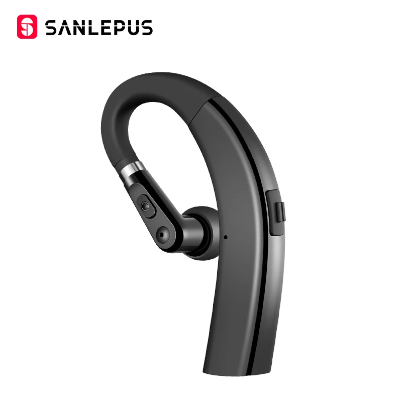 Черный SANLEPUS M11 Bluetooth наушники Беспроводной наушники Handsfree вкладыши гарнитура с HD микрофон для мобильного телефона iPhone xiaomi samsung - Цвет: Черный