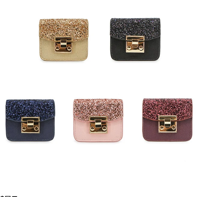 Женская сумка через плечо мини сумка через плечо из искусственной кожи Женская Повседневная сумка почтальон с блестками женская Маленькая вечерняя сумка с клапаном