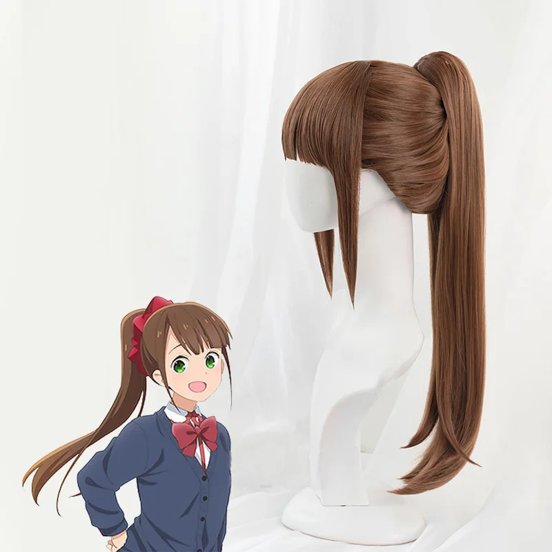 Cosroad Honsho Aru парик Hitoribocchi no Marumaru Seikatsu Косплей парики костюм для девочек коричневый