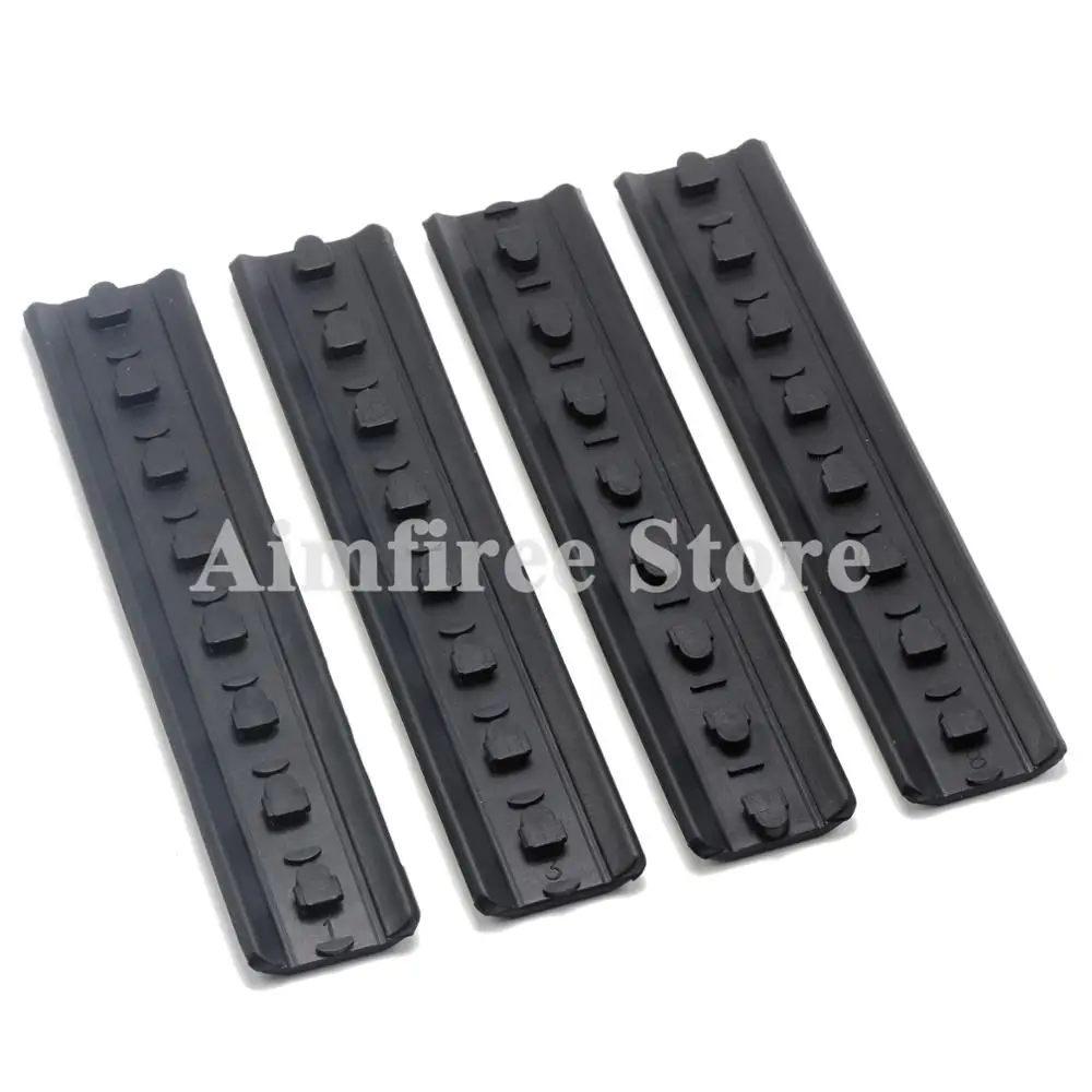 Тактический 4 шт. резиновый KeyMod мягкий рельсовый чехол рельсовые панели B Тип