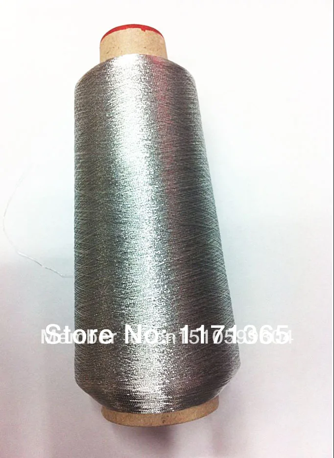 Металлическая пряжа серебряная нить для швейной машины 3500 м MOQ 1 рулон бесплатная