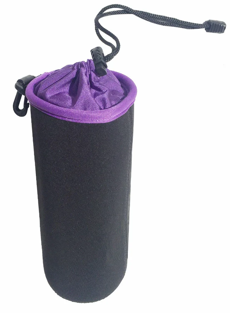 Защитный неопреновый чехол для объектива камеры DSLR цвет фиолетовый | Электроника