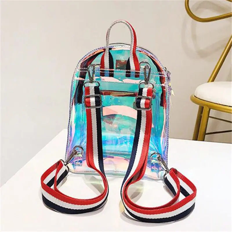 Модные прозрачные Форма рюкзаки Harajuku Школьный рюкзак сумки на плечо для девочек-подростков Книга сумка милые подарок для девочки