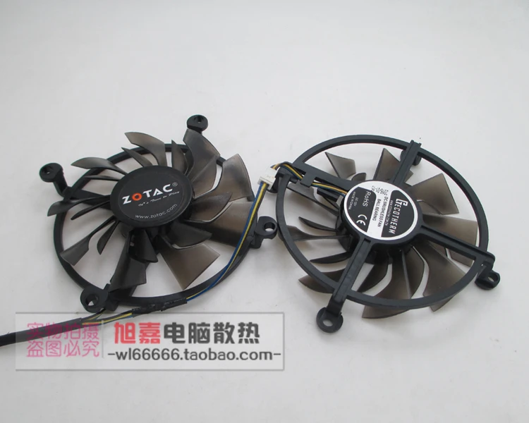 

ZOTAC GTX1060 HA GTX960-4GD5 950-2GD5 graphics card fan