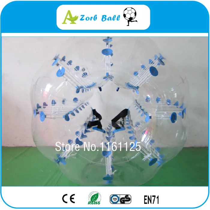 Бесплатная доставка Красочные 1 5 м ТПУ надувной пузырь футбол Зорб мяч игрушки