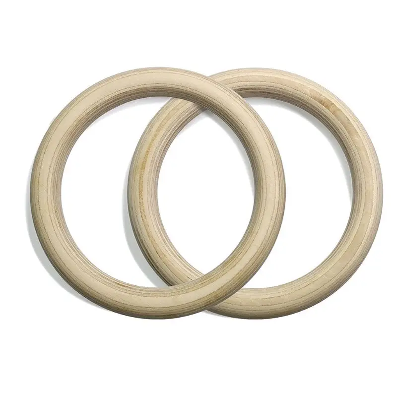 Портативный набор деревянных колец 32 мм для кроссфита гимнастических