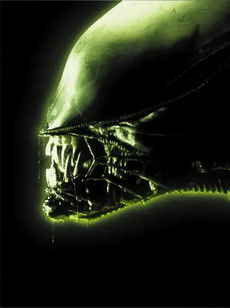 Alien Винтаж фильм Большой Шелковый постер декоративная стена живопись 24x36inch | Дом и