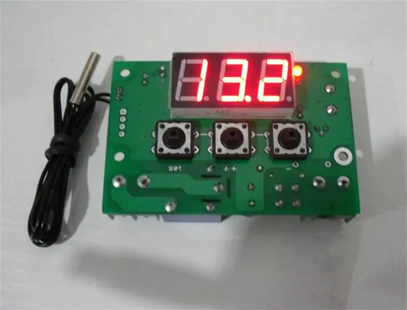 12 В цифровой дисплей интеллектуальный регулятор температуры Высокоточный 0 1
