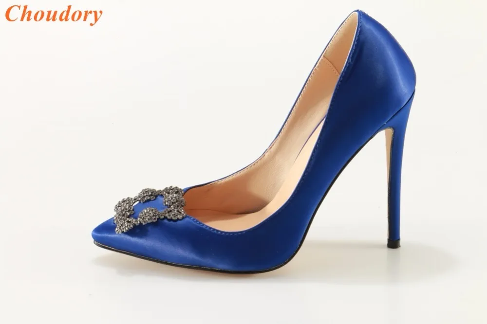 Элегантные женские туфли на шпильках с острым носком королевского Королевского