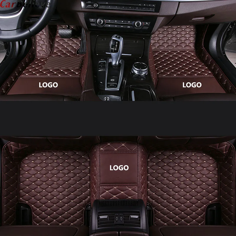 

Custom Made Leather Car Floor Mats For vw Volkswagen Passat 2012 2016 2017 2020 2007 2011 Carpets Rugs Foot Pads Accessories