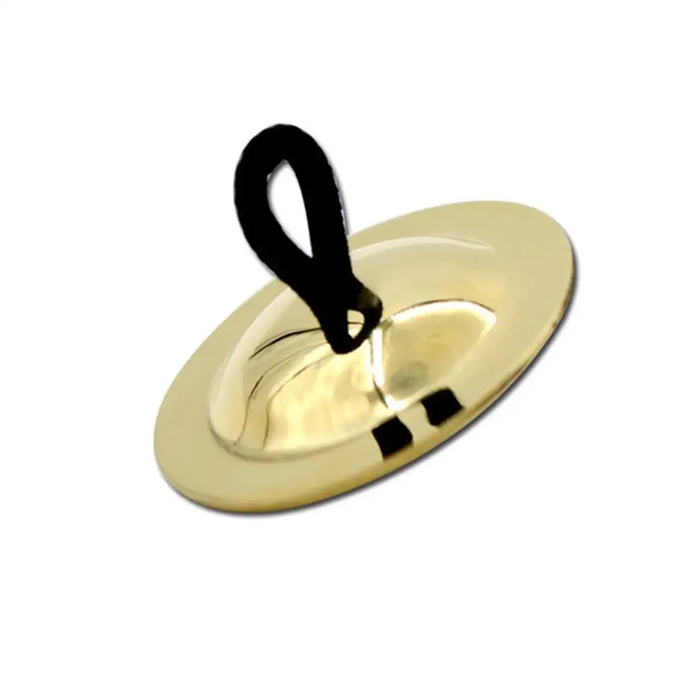 1 пара ЛАТУНЬ тарелки пальчиковые музыкальный ударный инструмент Детские