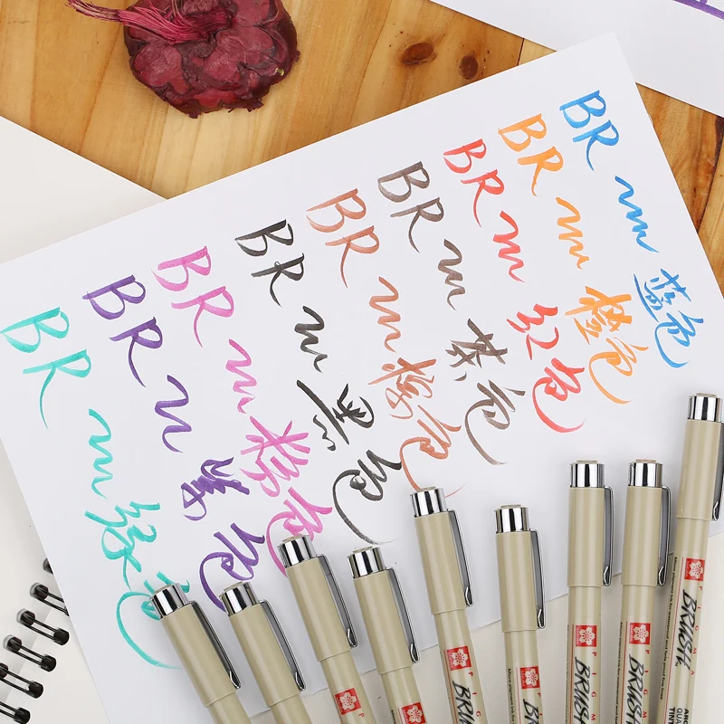 Япония Sakura Fineliner Микрон ручка для рисования красочные иглы ручка манга Дизайн Эскиз лайнер акварель товары для рукоделия XSDK01