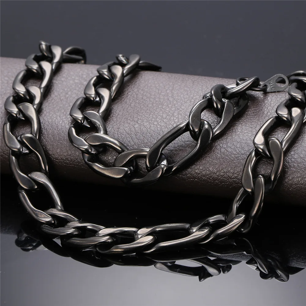 Мужской ювелирный комплект из цепочки и браслета нержавеющей стали|bracelet