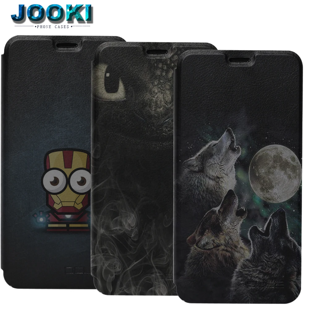 JOOKI PU Бумажник кожаный чехол для Oukitel K6Stand скольжения печати цветной чехол для Oukitel K6 6," дюймов эксклюзивный мобильный телефон чехол