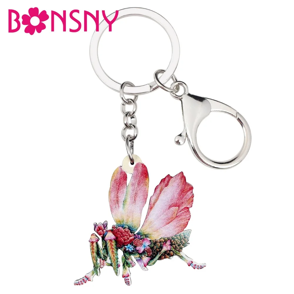 Акриловый цветок Bonsny Idolomantis дьявольская мантис искусственная кожа новинка