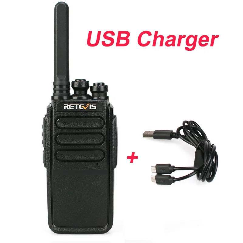 USB Cable 2 шт. Retevis RT28 портативная рация 2 Вт CTCSS& DCS VOX UHF частота Micro USB зарядное устройство двухсторонняя радиостанция Ham радио Hf трансивер - Цвет: USB Cable