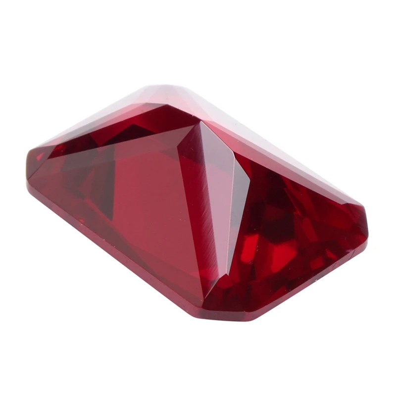 Модный 18.52CT кроваво-красный рубин 13x18 мм изумрудная огранка AAAA+ неоправленный полудрагоценный камень, изготавливаемый по методу "сделай сам" ювелирных изделий Свадебный декор декоративные ремесла