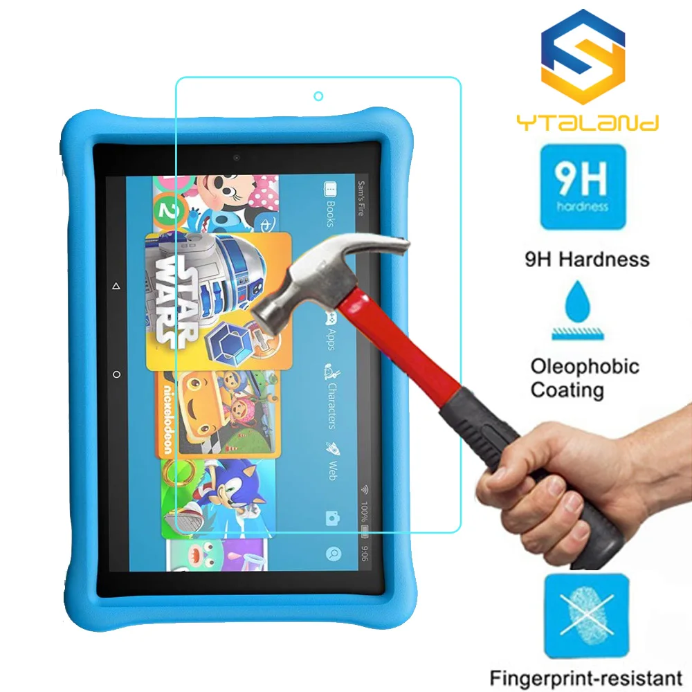 Ytaland для Amazon Fire HD 7 Kids Edition дюймов 0 3 мм 9H + закаленное стекло премиум
