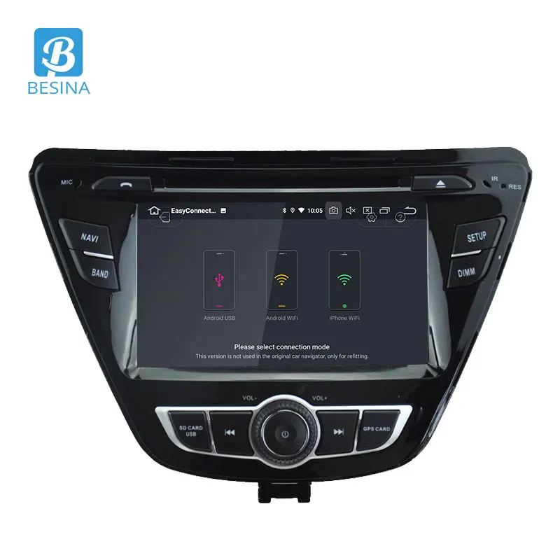 Besina Android 9,0 автомобильный dvd-плеер для HYUNDAI ELANTRA gps Навигация стерео Мультимедиа 2 Din автомагнитола wifi автоаудио