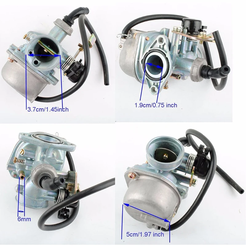 Высокое качество 19 мм МОТОЦИКЛ КАРБЮРАТОР PZ19 Carb ПОДХОДИТ для 50 70 90cc 110cc 125cc ATV Sunl NST Китайский кабель дроссель аксессуары