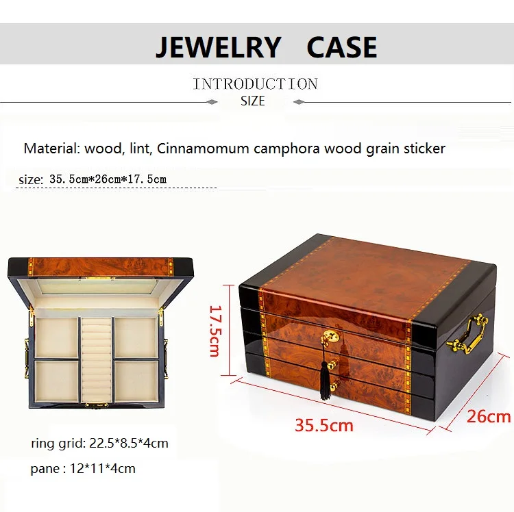 Шкатулка для драгоценностей коробка сбора Высококачественная Принцесса